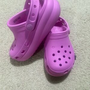 Brand New Kids Crocs Thick Clog - Pink small child Toddler 11